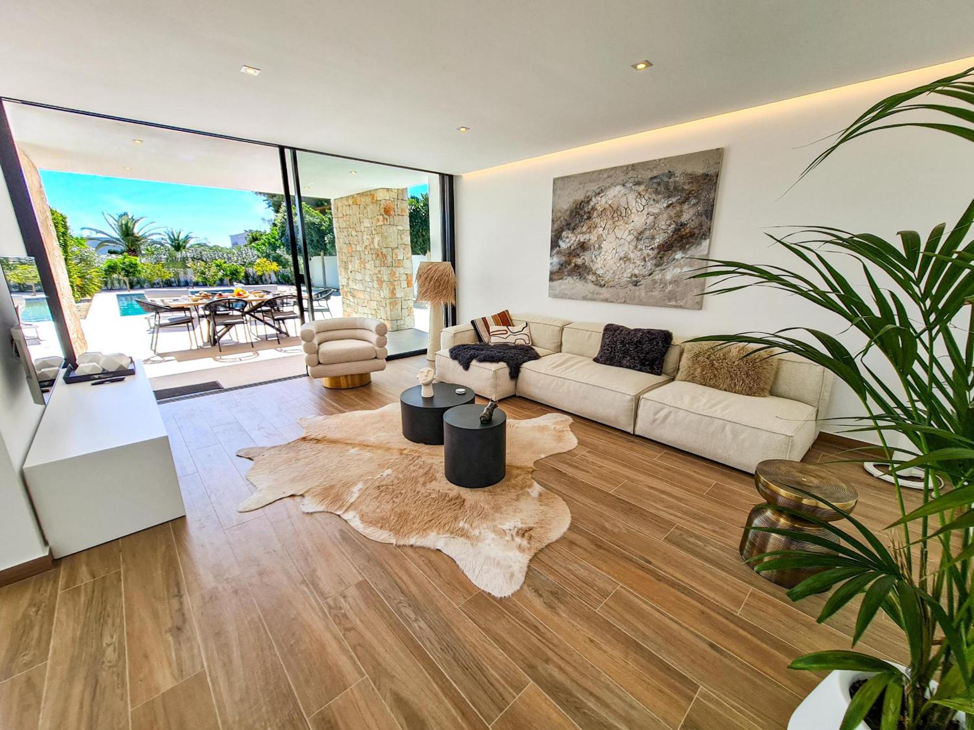 A014 - Villa moderna de lujo de nueva construcción a 1km de Playa Fustera Benissa Exterior foto